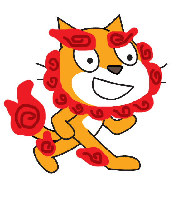 【沖縄風プログラミング教室】Scratchのネコをシーサーに着せ替える
